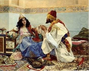 unknow artist Arab or Arabic people and life. Orientalism oil paintings 198 oil painting picture